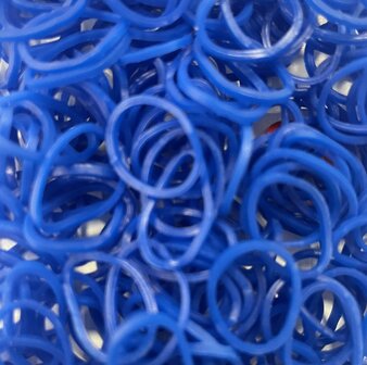 250 Loombands donkerblauw